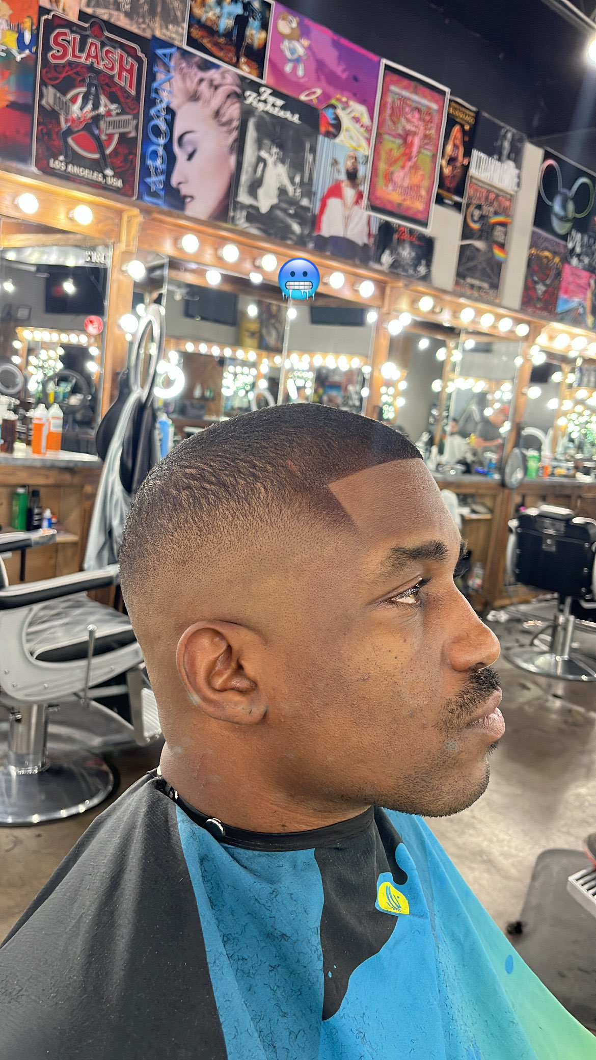Corte fade ejecutado en el estudio